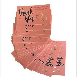 NEW 24 Thank you for supporting my small business cards